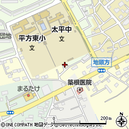 埼玉県上尾市平方4646周辺の地図