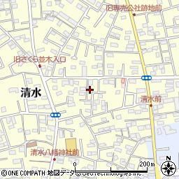 千葉県野田市清水162周辺の地図