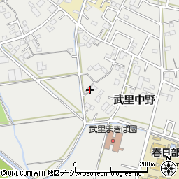 埼玉県春日部市武里中野403周辺の地図