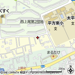 埼玉県上尾市平方4336周辺の地図