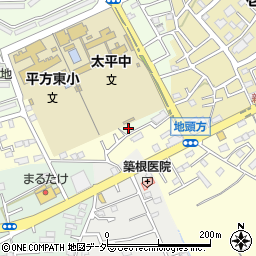 埼玉県上尾市小敷谷2-13周辺の地図