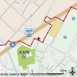 埼玉県春日部市増戸245周辺の地図