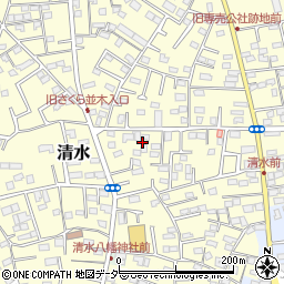 千葉県野田市清水160周辺の地図