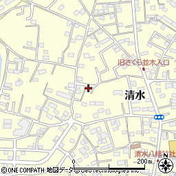 千葉県野田市清水647周辺の地図