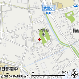 埼玉県春日部市武里中野63周辺の地図