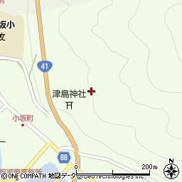 岐阜県下呂市小坂町小坂町周辺の地図
