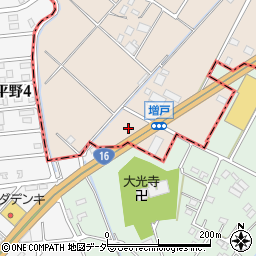 埼玉県春日部市増戸237周辺の地図