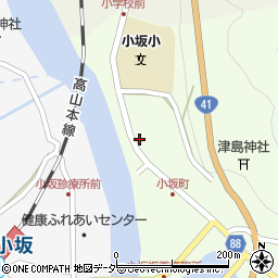 岐阜県下呂市小坂町小坂町966周辺の地図