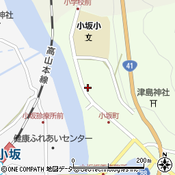 岐阜県下呂市小坂町小坂町966周辺の地図