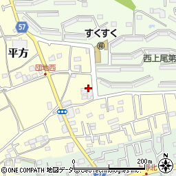 埼玉県上尾市平方4422周辺の地図