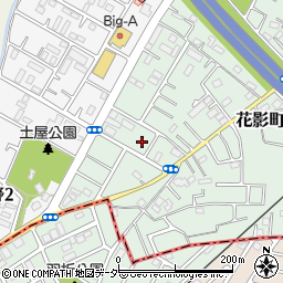 埼玉県坂戸市花影町27-25周辺の地図