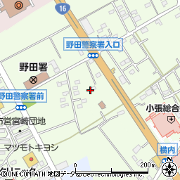千葉県野田市宮崎156-5周辺の地図