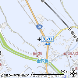 長野県茅野市金沢4165周辺の地図