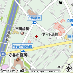 茨城県守谷市立沢231-1周辺の地図