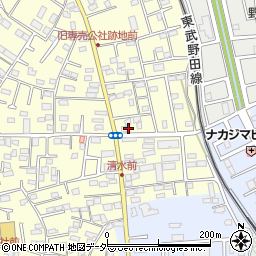 千葉県野田市清水266-6周辺の地図