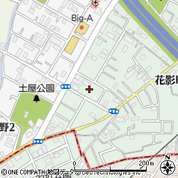 埼玉県坂戸市花影町27周辺の地図