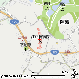 江戸崎病院周辺の地図
