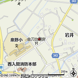 埼玉県入間郡毛呂山町岩井271周辺の地図
