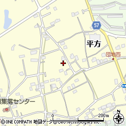 埼玉県上尾市平方4121周辺の地図