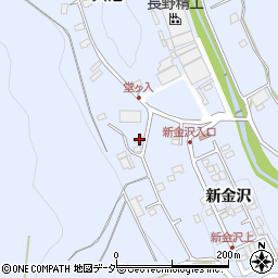 長野県茅野市金沢693-2周辺の地図