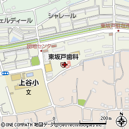 都市再生機構（独立行政法人）　東坂戸団地管理サービス事務所周辺の地図