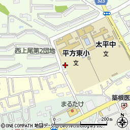 埼玉県上尾市平方4354周辺の地図