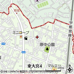 堀川産業株式会社　エネクル大宮周辺の地図