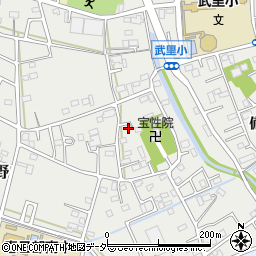 埼玉県春日部市武里中野62-2周辺の地図