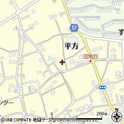埼玉県上尾市平方4234-2周辺の地図