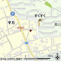 埼玉県上尾市平方4277-6周辺の地図
