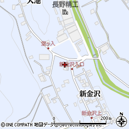 長野県茅野市金沢722周辺の地図