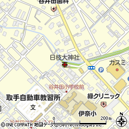 日枝大神社周辺の地図