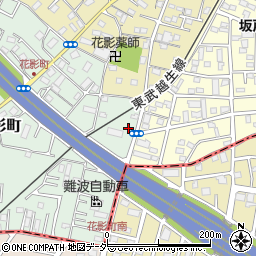 喜多川生花店周辺の地図