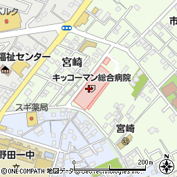 キッコーマン宮崎アパート周辺の地図