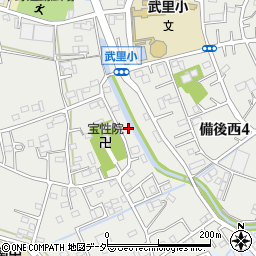 埼玉県春日部市武里中野50周辺の地図
