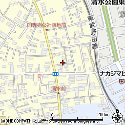 千葉県野田市清水266-27周辺の地図