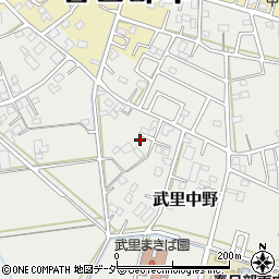 埼玉県春日部市武里中野290周辺の地図