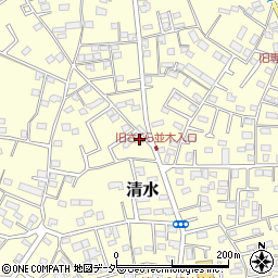 千葉県野田市清水618-2周辺の地図