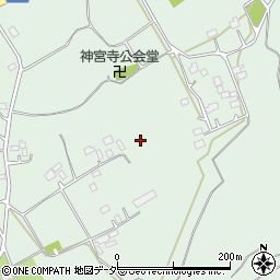 茨城県稲敷市神宮寺周辺の地図