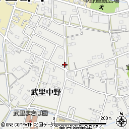 埼玉県春日部市武里中野236周辺の地図