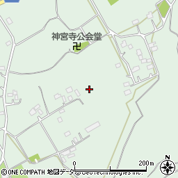 茨城県稲敷市神宮寺周辺の地図