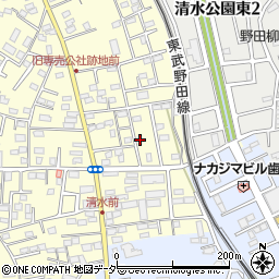 千葉県野田市清水263周辺の地図