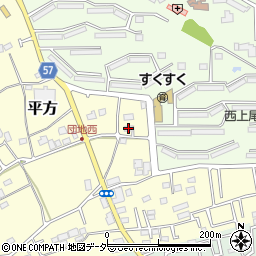 埼玉県上尾市平方4428周辺の地図