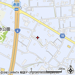 埼玉県春日部市赤沼578周辺の地図