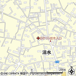 千葉県野田市清水621周辺の地図