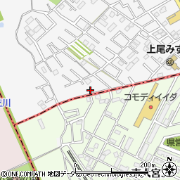 埼玉県上尾市原市61-3周辺の地図