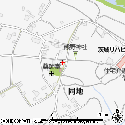 茨城県守谷市同地252周辺の地図