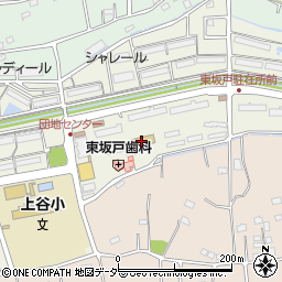 坂戸市立　東坂戸保育園周辺の地図