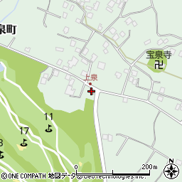 上泉集会所周辺の地図