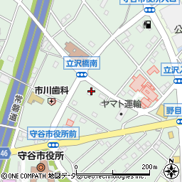 茨城県守谷市立沢231-6周辺の地図